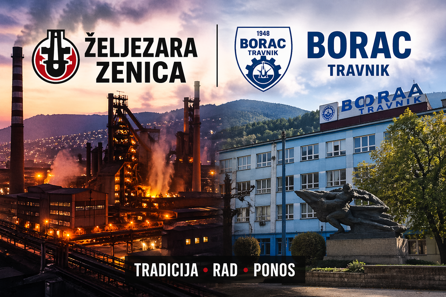 Zla vlast u ZDK i SBK: Travnički Borac “za 2 KM”, Željezara Zenica “za 1 KM”